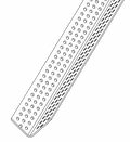 PVC 90° Internal Corner Bead Trim Tex