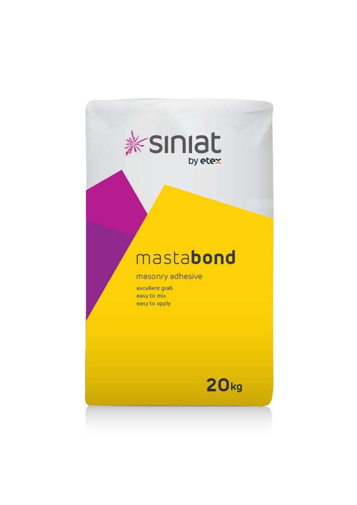 MastaBond Masonry Adhesive 20kg (Yellow Bag)